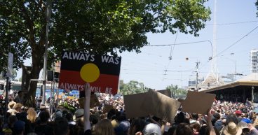 The Aboriginal Parade on Australia Day 2019 they scream out something truth